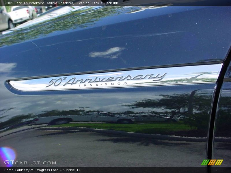 Evening Black / Black Ink 2005 Ford Thunderbird Deluxe Roadster