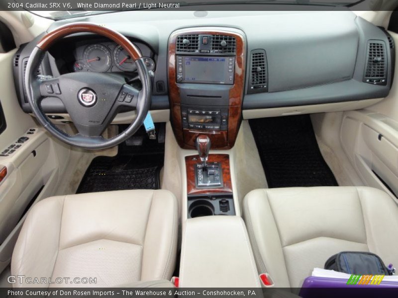 White Diamond Pearl / Light Neutral 2004 Cadillac SRX V6