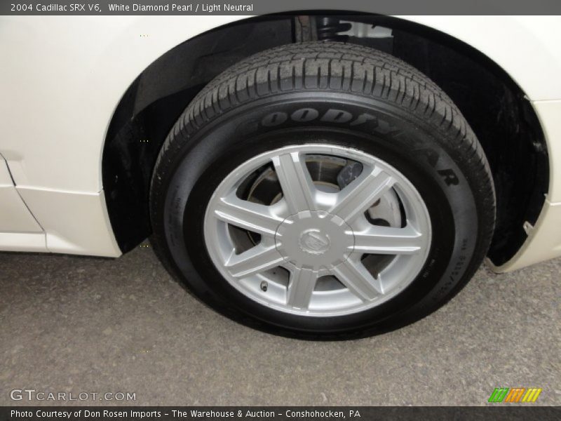 White Diamond Pearl / Light Neutral 2004 Cadillac SRX V6