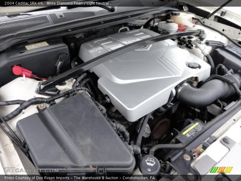 White Diamond Pearl / Light Neutral 2004 Cadillac SRX V6