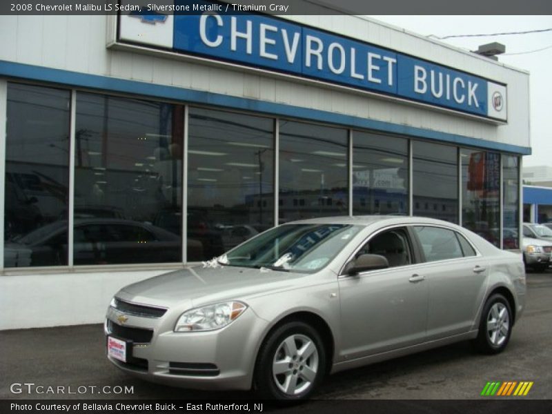 Silverstone Metallic / Titanium Gray 2008 Chevrolet Malibu LS Sedan