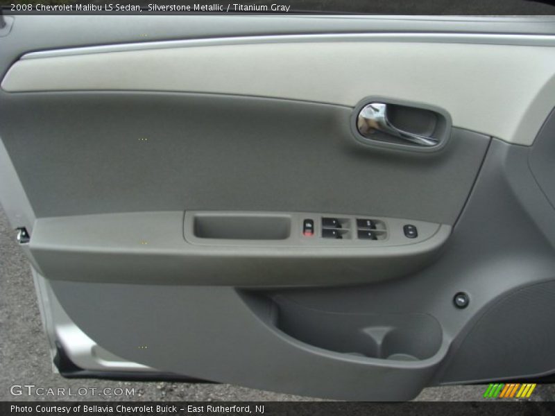 Silverstone Metallic / Titanium Gray 2008 Chevrolet Malibu LS Sedan