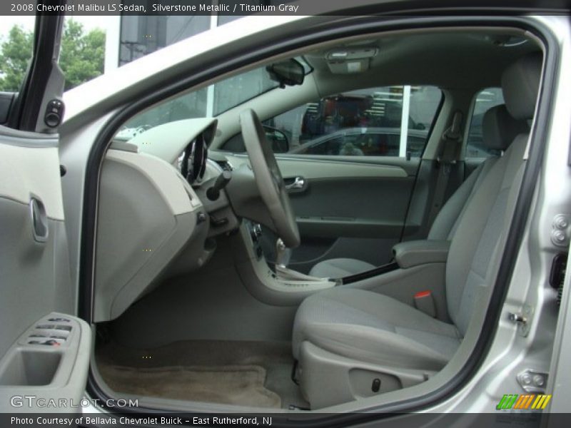 Silverstone Metallic / Titanium Gray 2008 Chevrolet Malibu LS Sedan