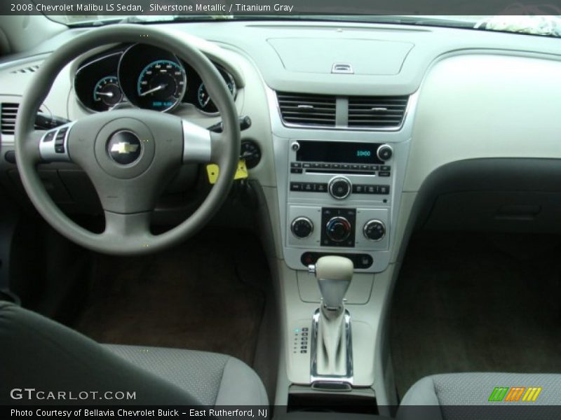 Silverstone Metallic / Titanium Gray 2008 Chevrolet Malibu LS Sedan
