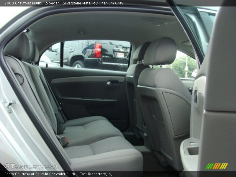 Silverstone Metallic / Titanium Gray 2008 Chevrolet Malibu LS Sedan