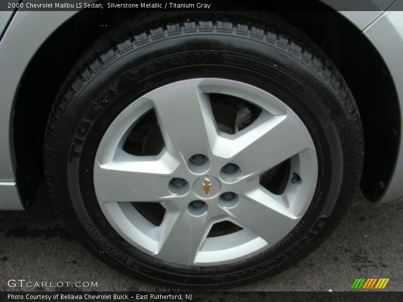 Silverstone Metallic / Titanium Gray 2008 Chevrolet Malibu LS Sedan
