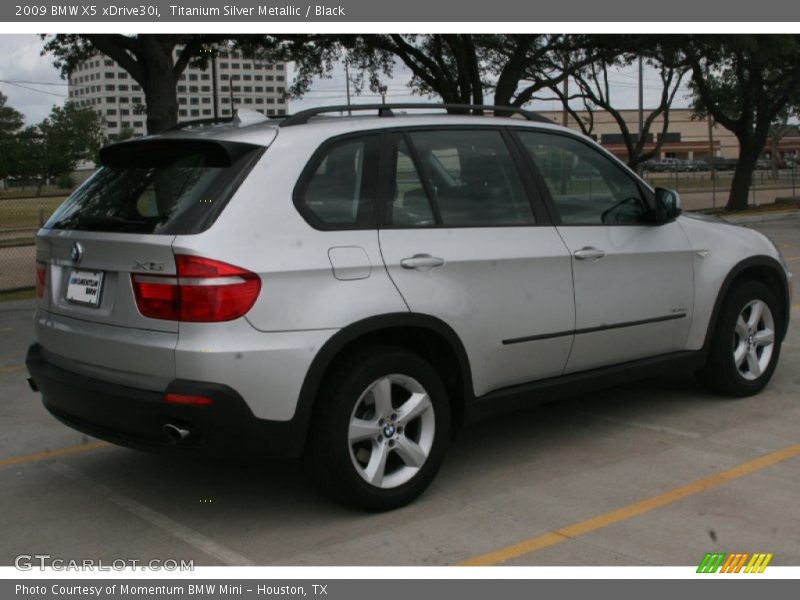 Titanium Silver Metallic / Black 2009 BMW X5 xDrive30i