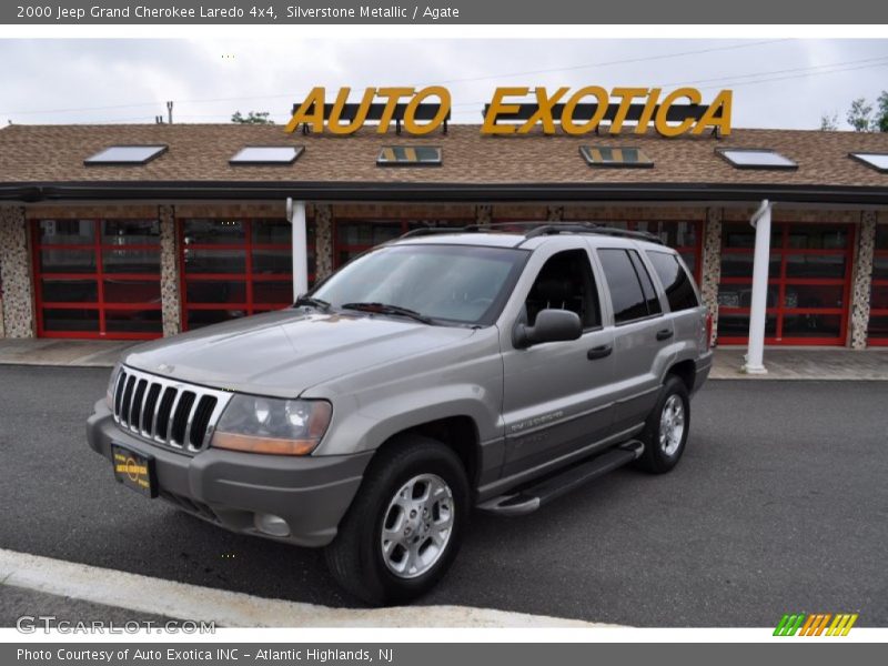 Silverstone Metallic / Agate 2000 Jeep Grand Cherokee Laredo 4x4