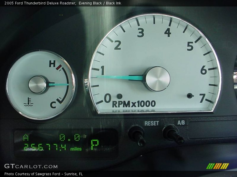 Evening Black / Black Ink 2005 Ford Thunderbird Deluxe Roadster
