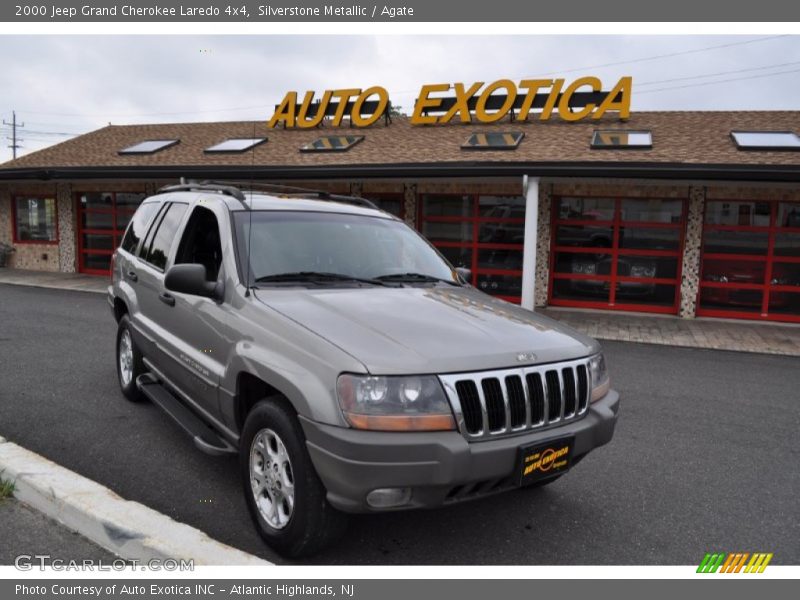 Silverstone Metallic / Agate 2000 Jeep Grand Cherokee Laredo 4x4