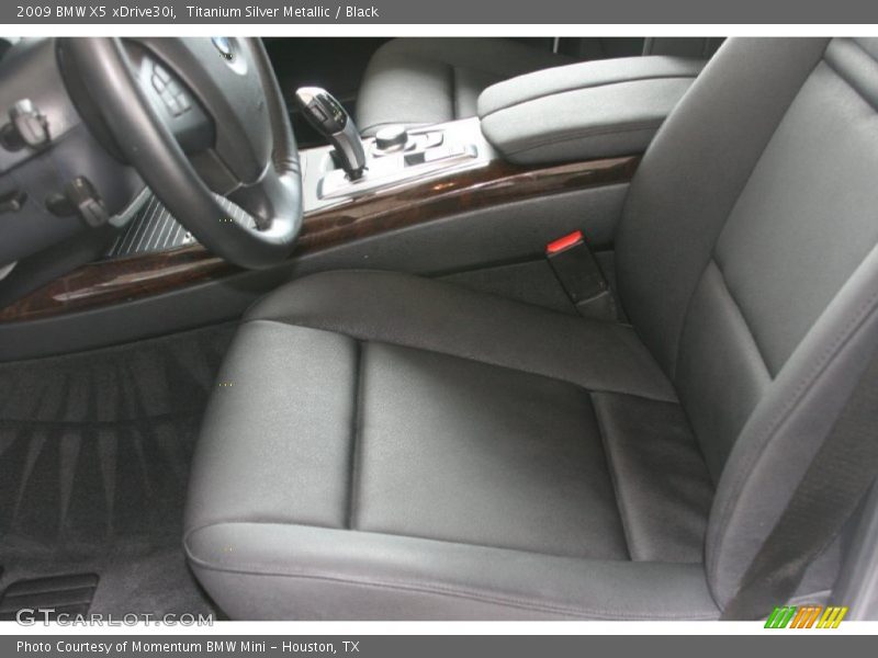 Titanium Silver Metallic / Black 2009 BMW X5 xDrive30i
