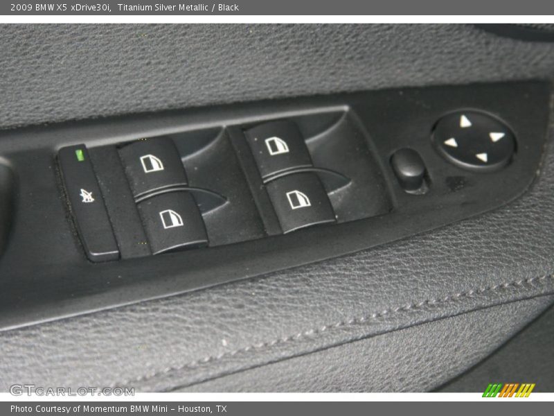 Titanium Silver Metallic / Black 2009 BMW X5 xDrive30i