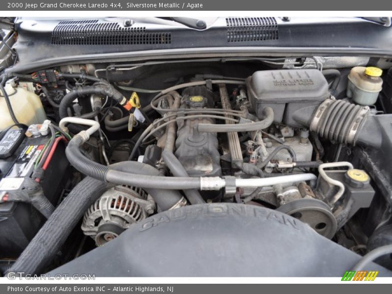 Silverstone Metallic / Agate 2000 Jeep Grand Cherokee Laredo 4x4