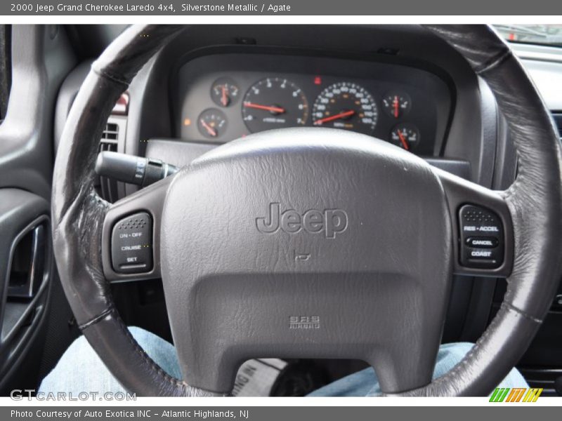 Silverstone Metallic / Agate 2000 Jeep Grand Cherokee Laredo 4x4
