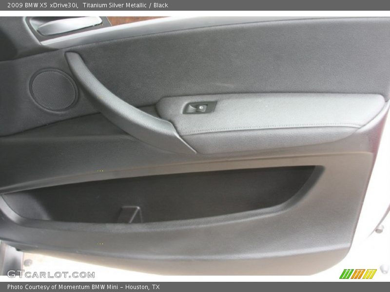 Titanium Silver Metallic / Black 2009 BMW X5 xDrive30i
