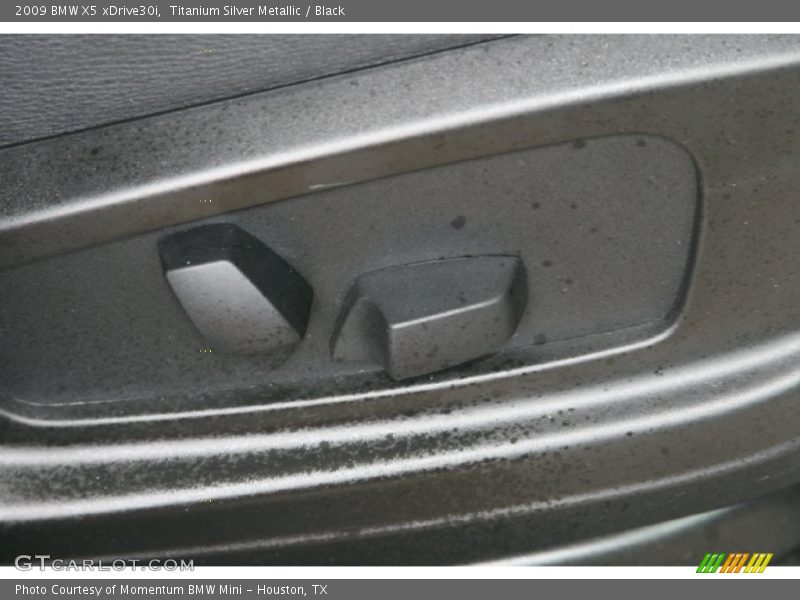 Titanium Silver Metallic / Black 2009 BMW X5 xDrive30i