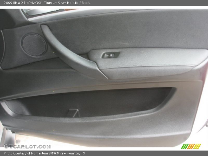 Titanium Silver Metallic / Black 2009 BMW X5 xDrive30i