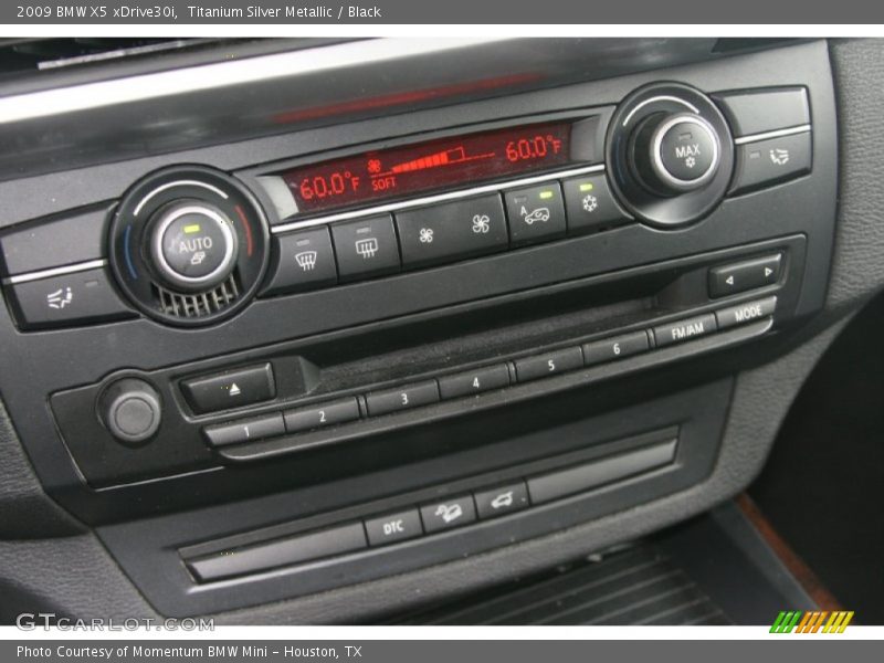 Titanium Silver Metallic / Black 2009 BMW X5 xDrive30i