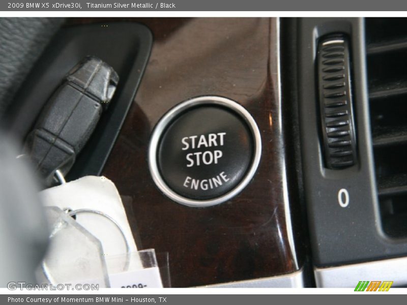 Titanium Silver Metallic / Black 2009 BMW X5 xDrive30i