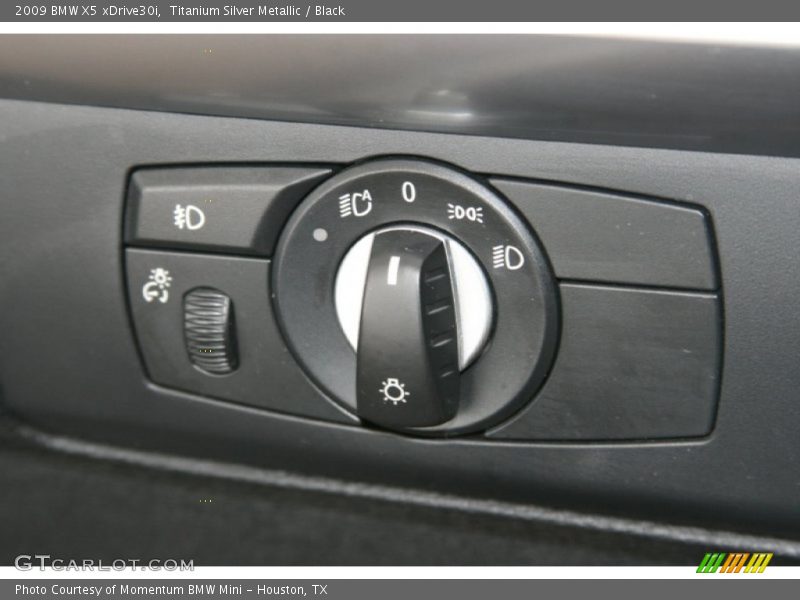 Titanium Silver Metallic / Black 2009 BMW X5 xDrive30i