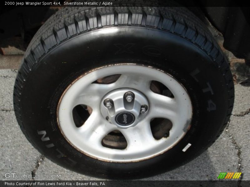 Silverstone Metallic / Agate 2000 Jeep Wrangler Sport 4x4