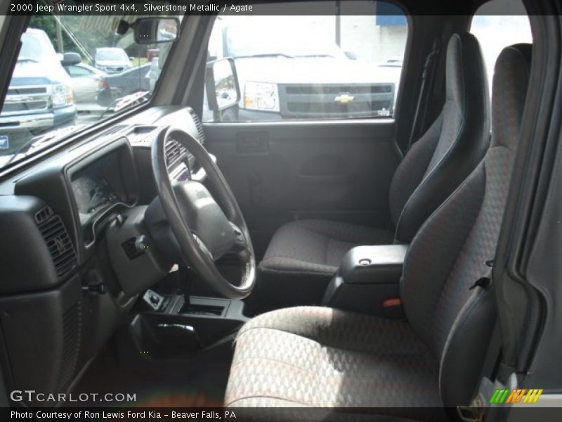 Silverstone Metallic / Agate 2000 Jeep Wrangler Sport 4x4