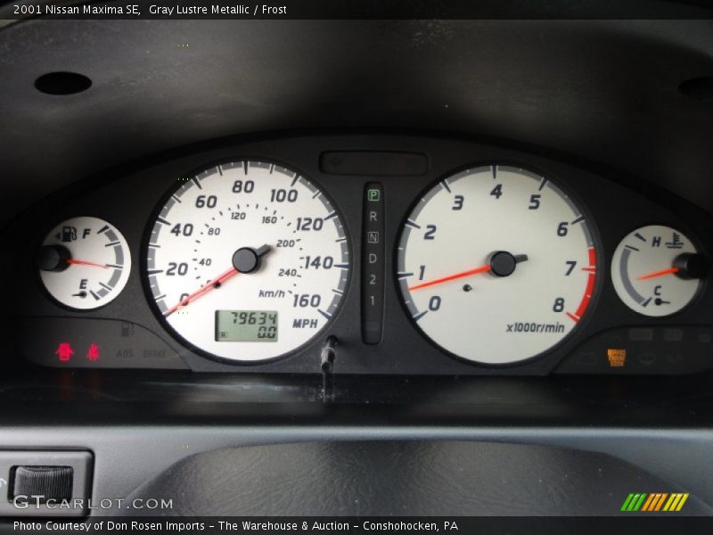 Gray Lustre Metallic / Frost 2001 Nissan Maxima SE