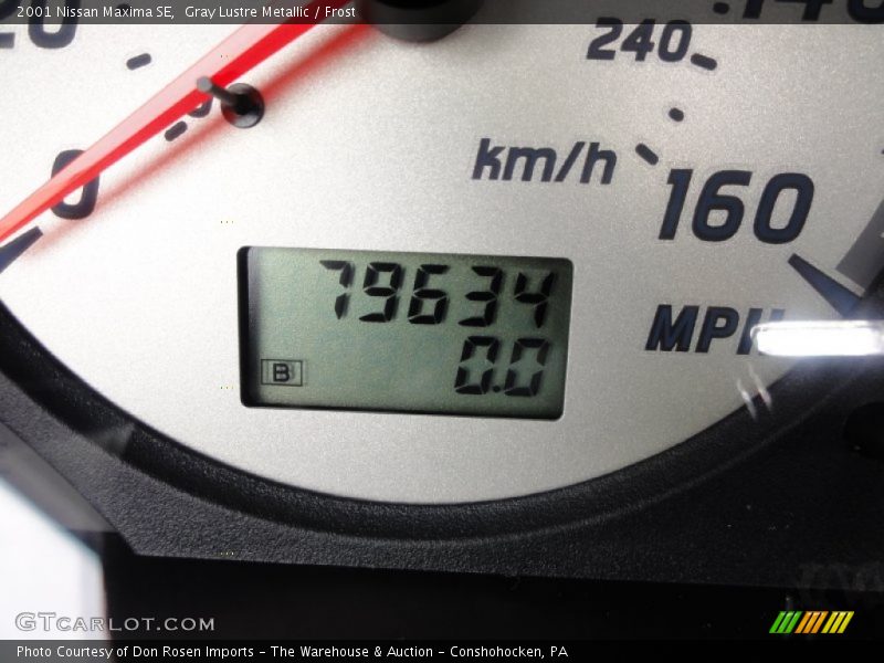 Gray Lustre Metallic / Frost 2001 Nissan Maxima SE