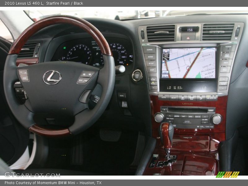 Starfire Pearl / Black 2010 Lexus LS 460 L
