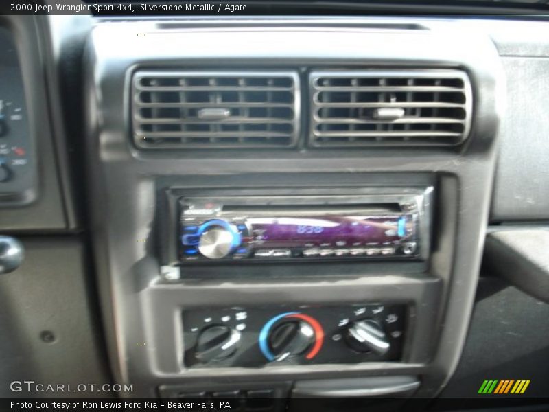 Silverstone Metallic / Agate 2000 Jeep Wrangler Sport 4x4