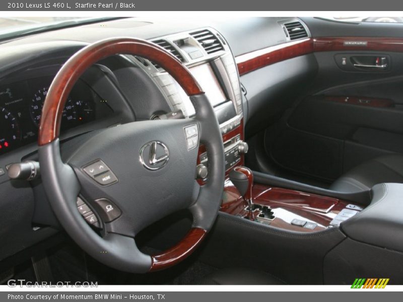 Starfire Pearl / Black 2010 Lexus LS 460 L