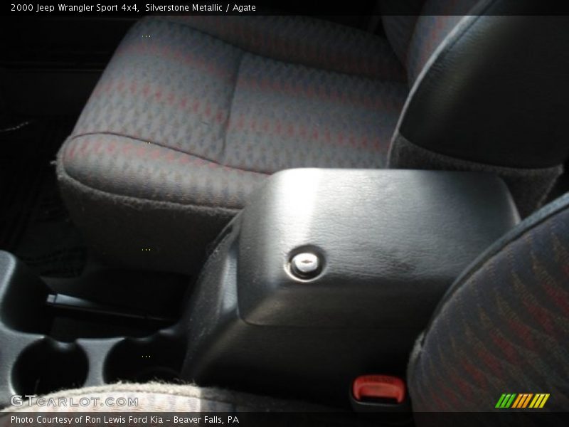 Silverstone Metallic / Agate 2000 Jeep Wrangler Sport 4x4