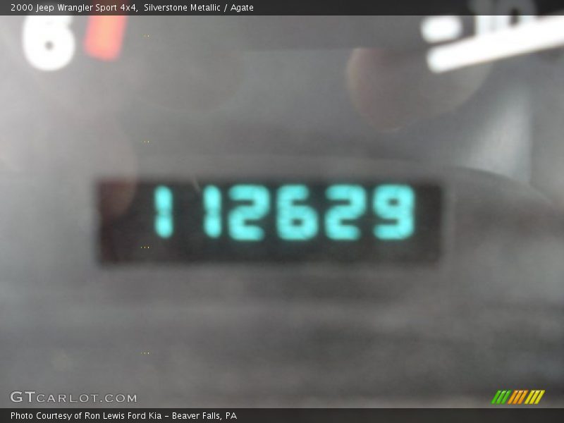 Silverstone Metallic / Agate 2000 Jeep Wrangler Sport 4x4