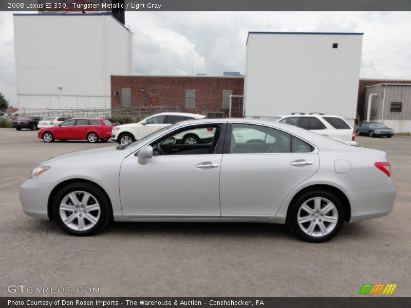 Tungsten Metallic / Light Gray 2008 Lexus ES 350