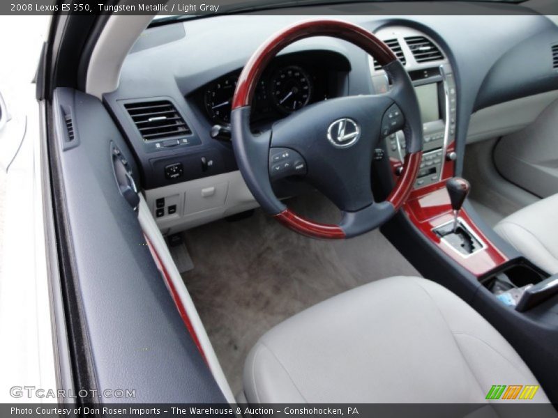 Tungsten Metallic / Light Gray 2008 Lexus ES 350