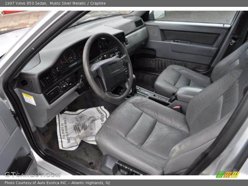 Mystic Silver Metallic / Graphite 1997 Volvo 850 Sedan