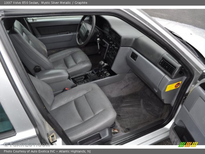 Mystic Silver Metallic / Graphite 1997 Volvo 850 Sedan