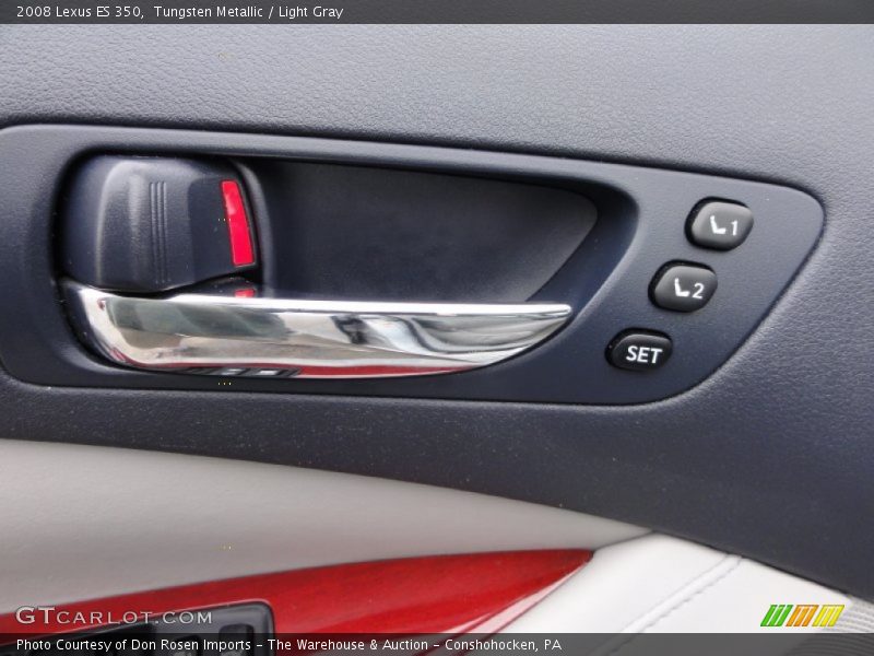 Tungsten Metallic / Light Gray 2008 Lexus ES 350