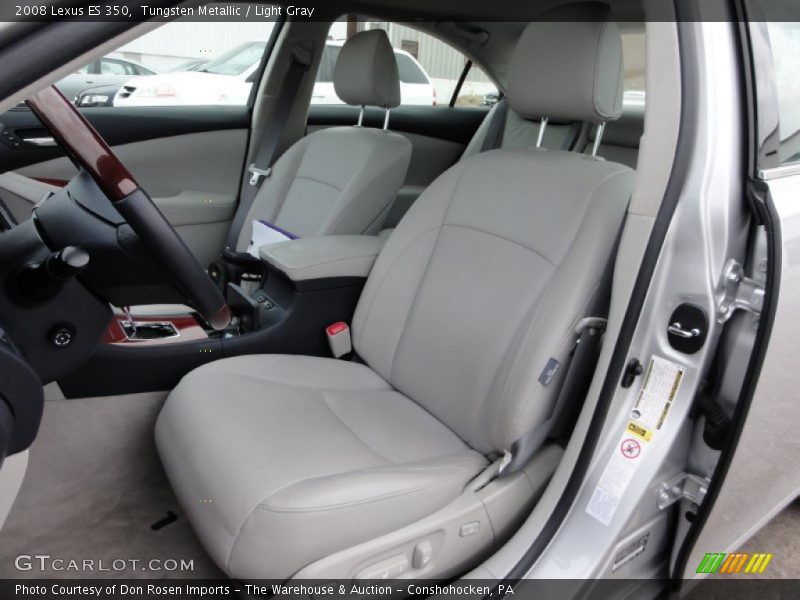 Tungsten Metallic / Light Gray 2008 Lexus ES 350