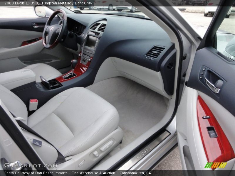 Tungsten Metallic / Light Gray 2008 Lexus ES 350