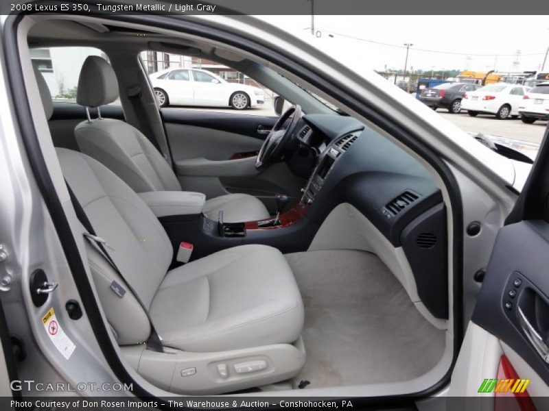 Tungsten Metallic / Light Gray 2008 Lexus ES 350