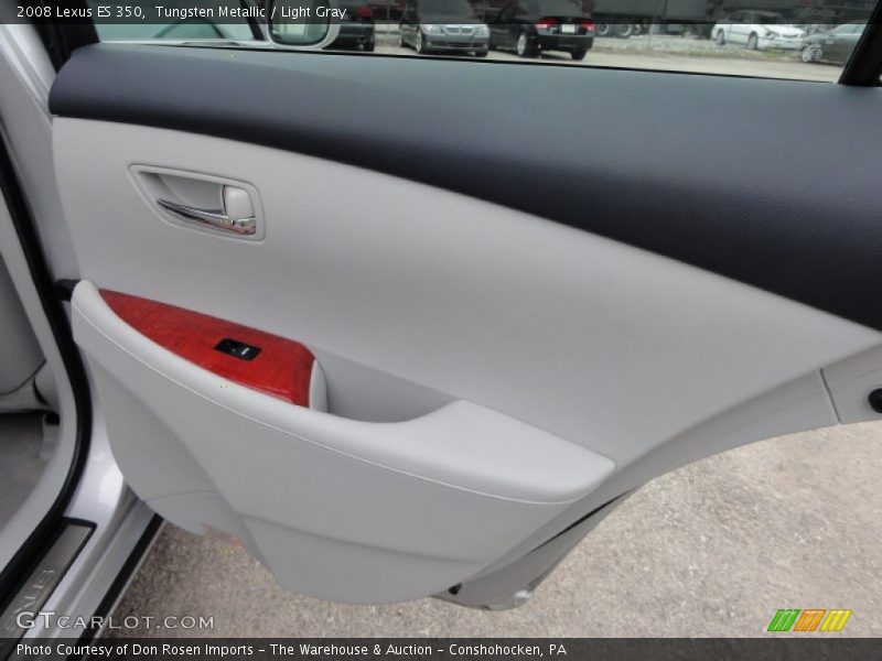 Tungsten Metallic / Light Gray 2008 Lexus ES 350