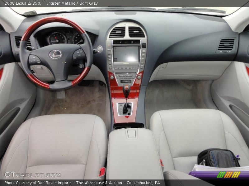 Tungsten Metallic / Light Gray 2008 Lexus ES 350
