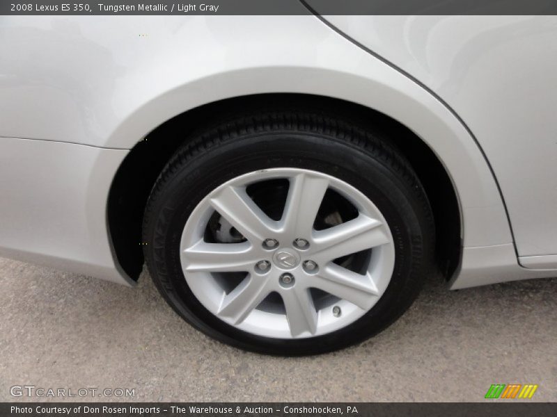 Tungsten Metallic / Light Gray 2008 Lexus ES 350