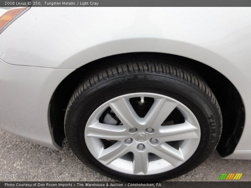Tungsten Metallic / Light Gray 2008 Lexus ES 350