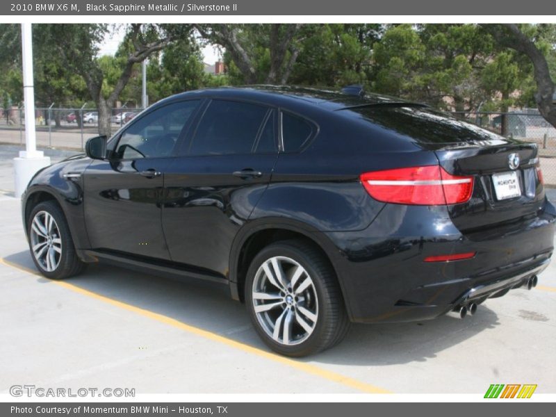 Black Sapphire Metallic / Silverstone II 2010 BMW X6 M