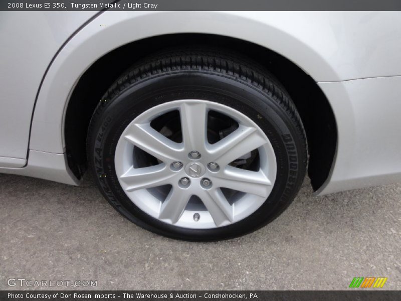 Tungsten Metallic / Light Gray 2008 Lexus ES 350