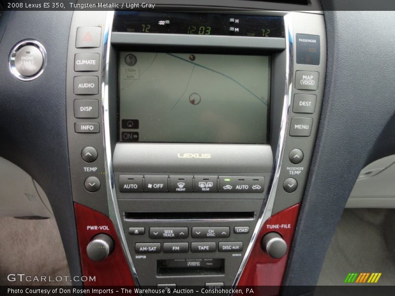 Tungsten Metallic / Light Gray 2008 Lexus ES 350