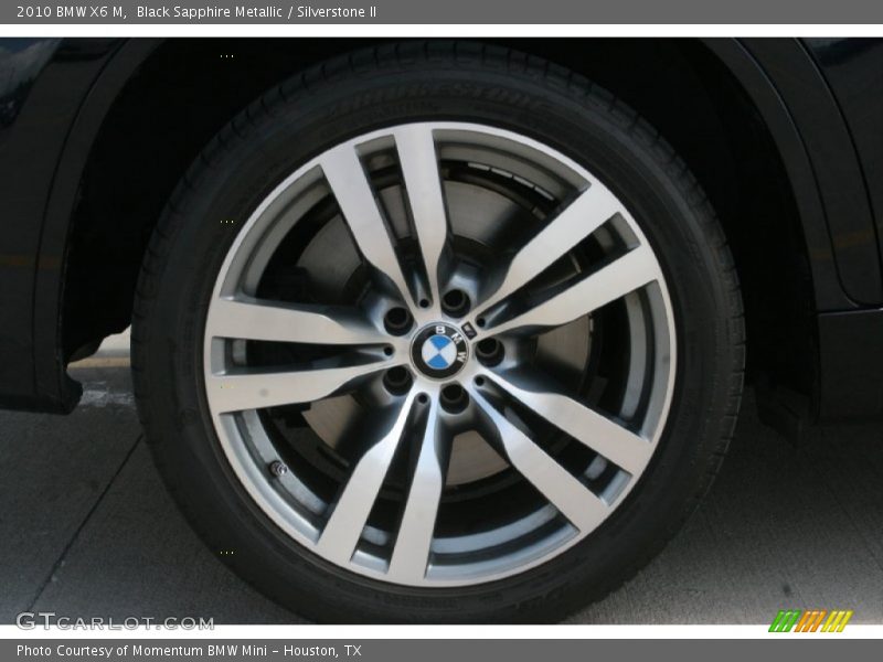 Black Sapphire Metallic / Silverstone II 2010 BMW X6 M