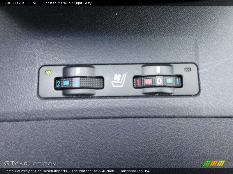 Tungsten Metallic / Light Gray 2008 Lexus ES 350